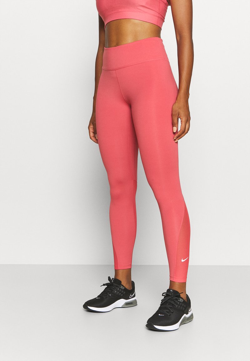 Nike Performance ONE - Leggings - archaeo pink/white