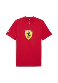 SCUDERIA FERRARI SPORTSWEAR SHIELD - T-shirt con stampa - rosso corsa