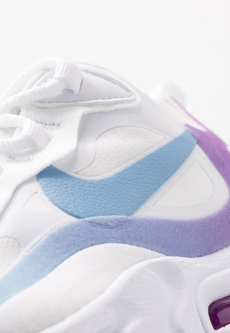 Nike Sportswear Air Max 270 React Sneaker Low White Light Blue Aurora Green Vivid Purple Weiss Zalando De