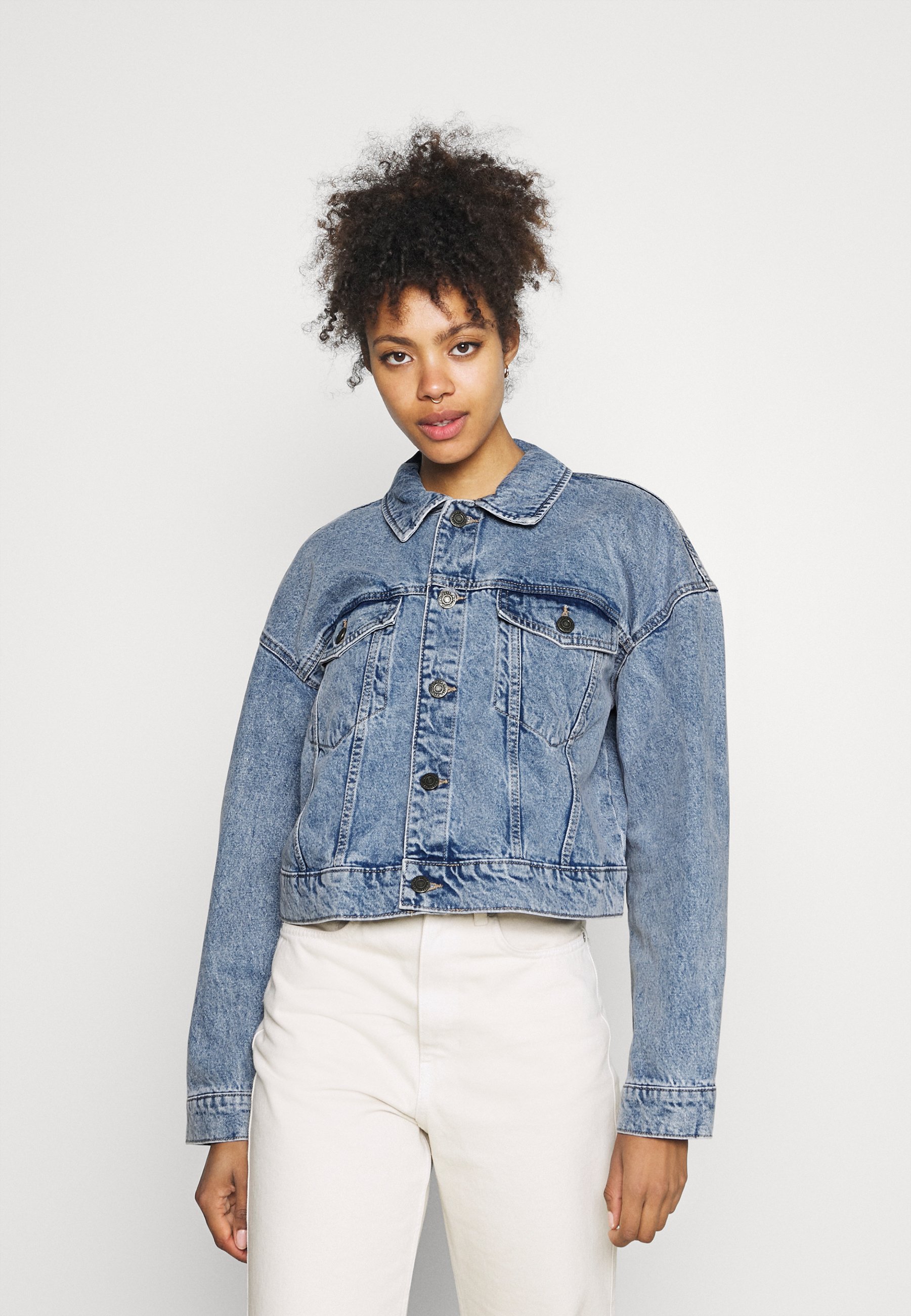 noisy may oversized denim jacket