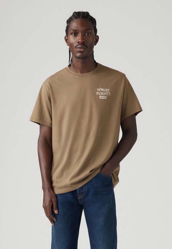RELAXED FIT TEE  - Print T-shirt - beige3