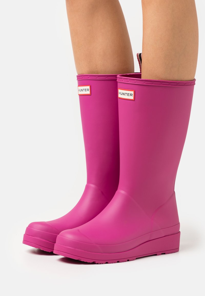 Hunter ORIGINAL WOMENS PLAY TALL BOOT Gummistiefel prismatic pink