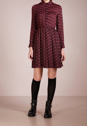 Robe chemise - bordeaux