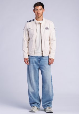 Freaky Nation, Kunstlederjacke - ecru