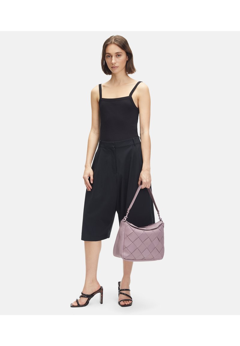 LIEBESKIND Hobo L Bo Weaved Nylon, Borsa Donna In Nylon Intrecciato, Colore Nero - 3