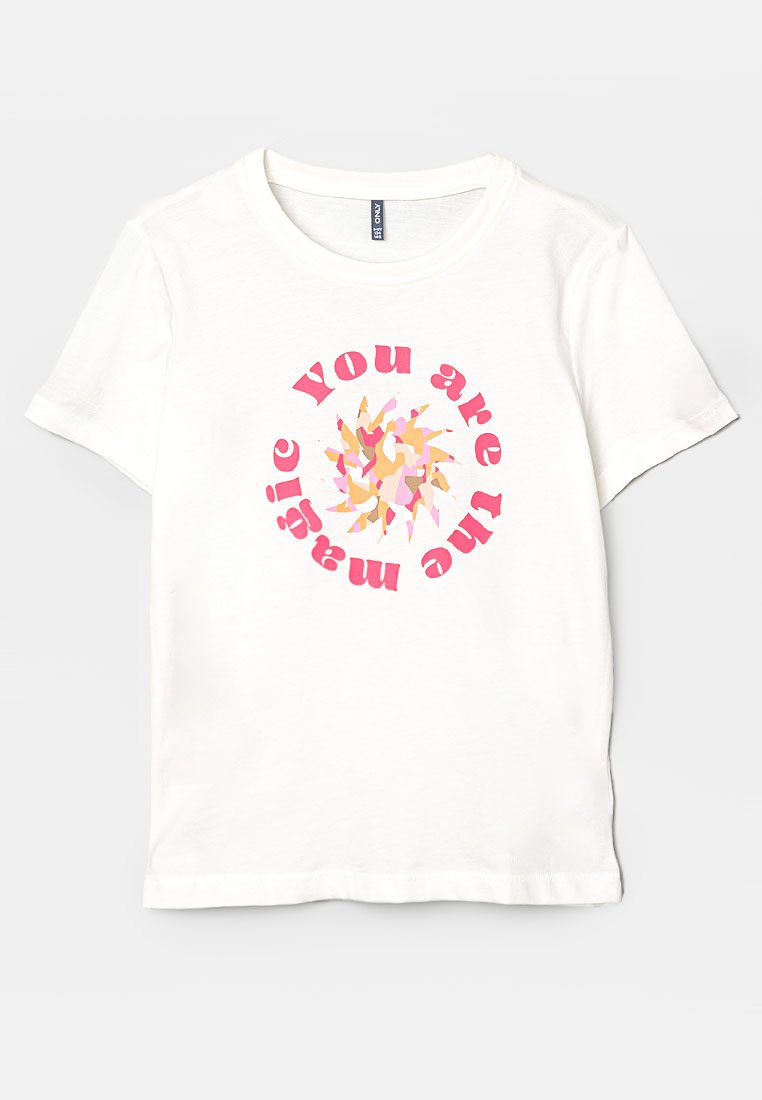 ONLY GIRLS T-shirt print crème