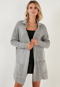 LELA - REGULAR FIT - Vest - grey Miniatuurafbeelding 1