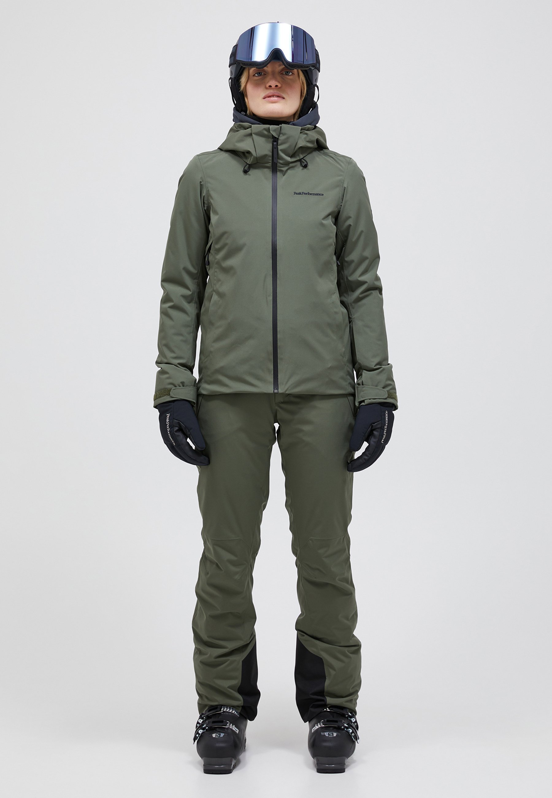 Peak Performance W ANIMA - Snowboard jacket - olive - Zalando