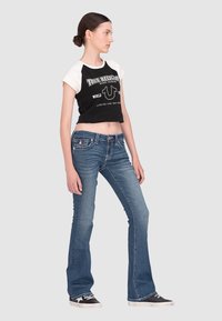 True Religion RAGLAN - Apdrukāts T-krekls - black