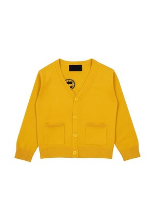 LOGO DIETRO - Cardigan - senape