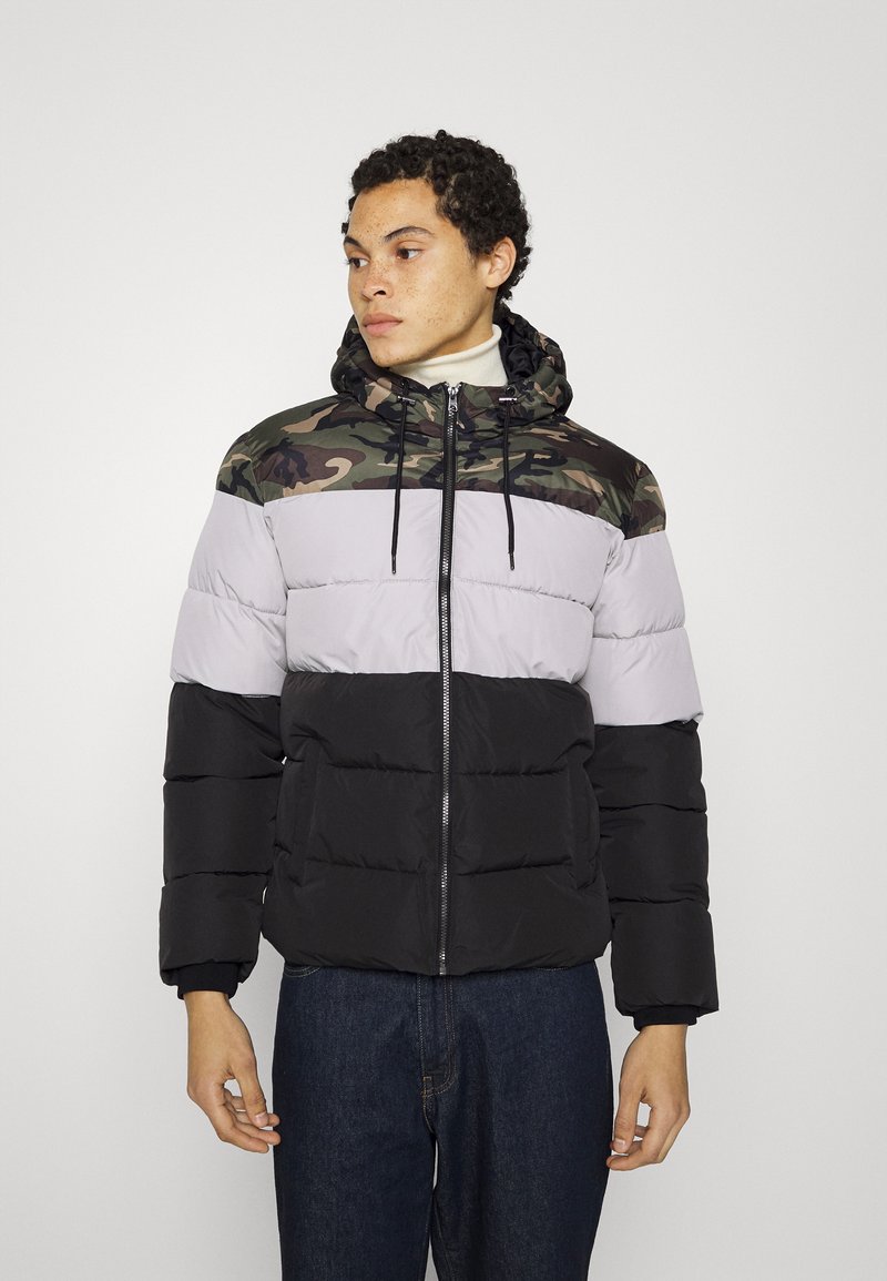 Only & Sons ONSMELVIN QUILTED HOOD JACKET Winter jacket olive night