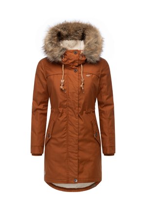 TAWNY - Zimní kabát - cinnamon
