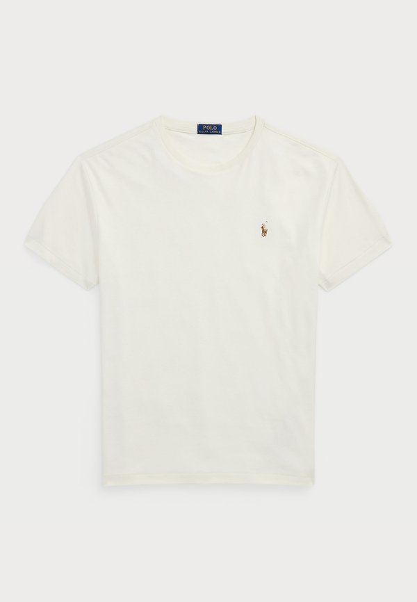 CUSTOM SLIM FIT SOFT COTTON T-SHIRT - Basic T-shirt - pale cream2