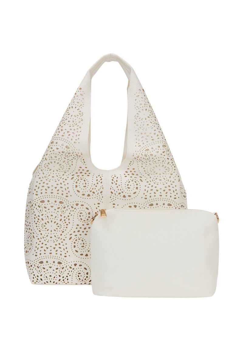usha 2-IN-1 SET   - Käsilaukku - white