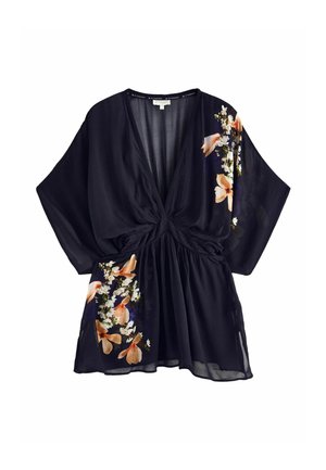 V-NECK KIMONO.  REGULAR FIT - Ranta-asusteet - navy floral