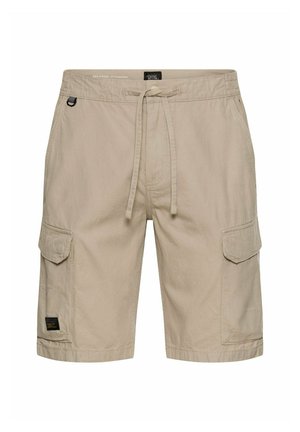 camel active CARGO MIT TUNNELZUG - Shorts - light beige