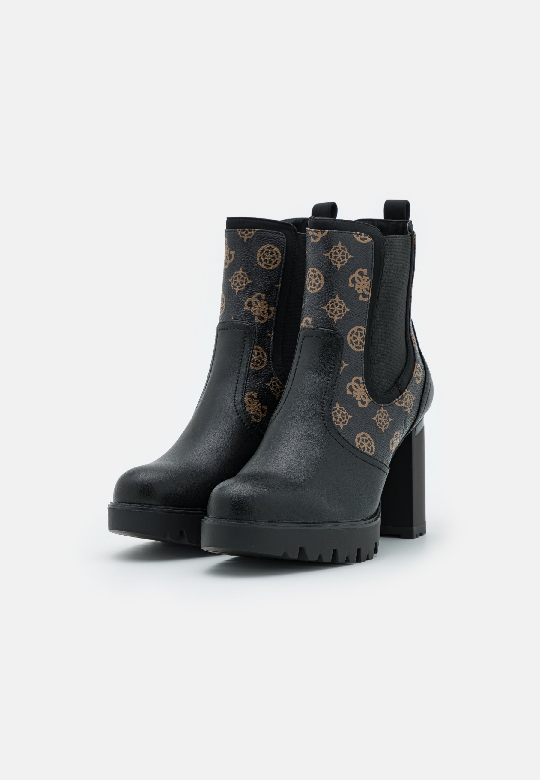 Guess SABINA - Platform ankle boots - black - Zalando.de