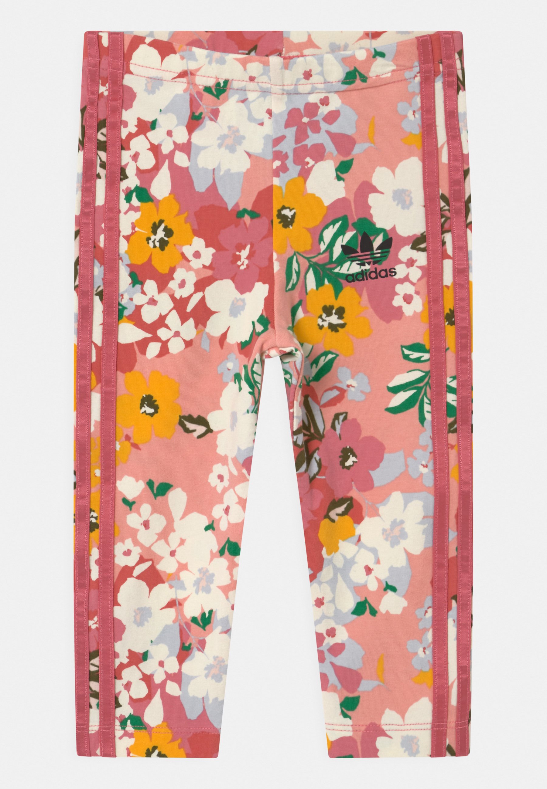 adidas Originals CREW SET HER LONDON ALL OVER PRINT ORIGINALS TRACKSUIT -  Leggings - Trousers - hazy rose/multicolor/black/pink - Zalando.co.uk