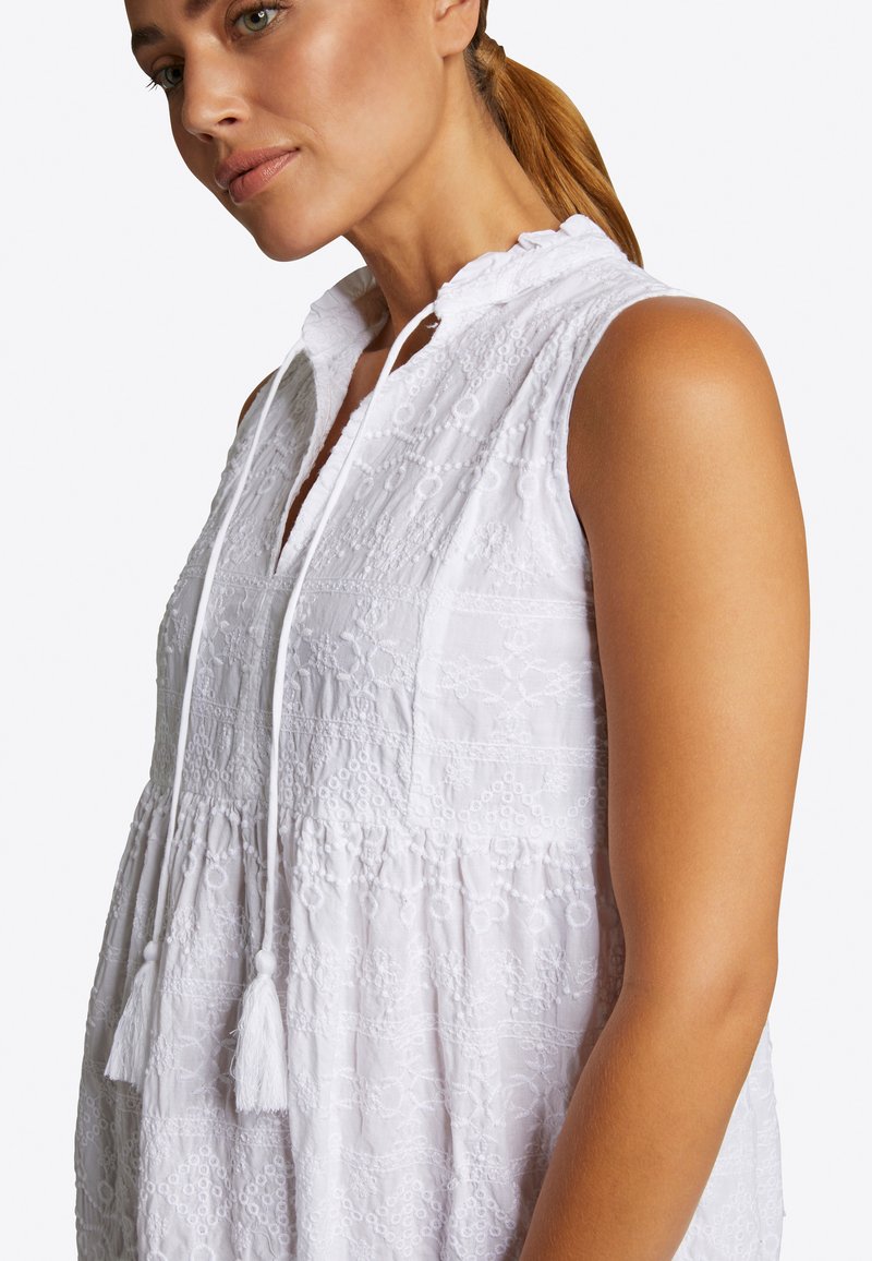Damen Freizeitkleider | Rich & Royal BESTICKTES Freizeitkleid white/hellbraun - PZ51649 Damen Freizeitkleider | Rich & Royal BESTICKTES Freizeitkleid white/hellbraun - PZ51649