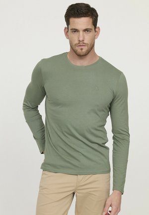 Lee Cooper AREO ML - T-shirt à manches longues - kaki vert