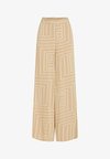 TROUSERS VIFRELLI HIGH WAIST - Pantalon classique - travertine