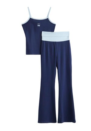 2PACK STRAP TANK AND SET - Top - dark blue