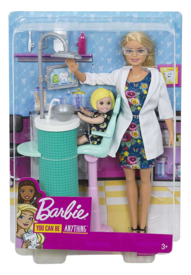 Barbie Zahnärztin Spielset - Mit Patientin Und Behandlungsstuhl