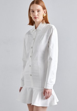 MOSCHINO JEANS DRESS - Shirt dress - white