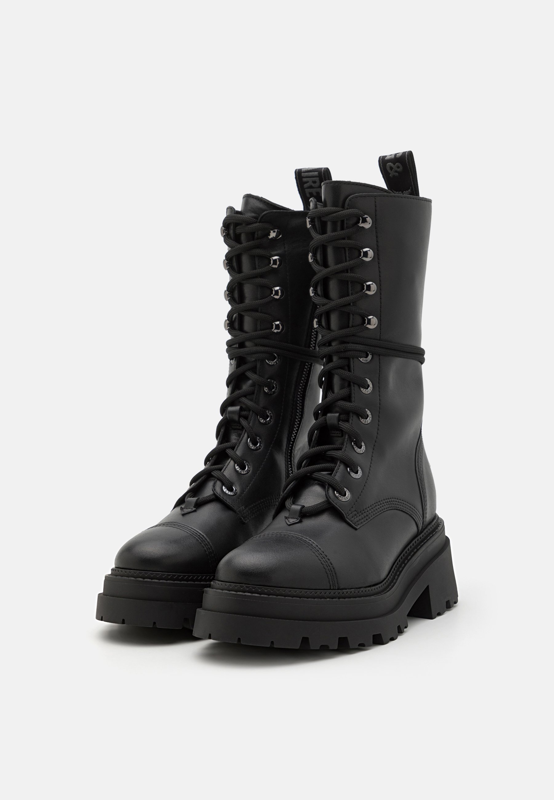 Zadig & Voltaire RIDE SEMY SHINY - Platform boots - noir