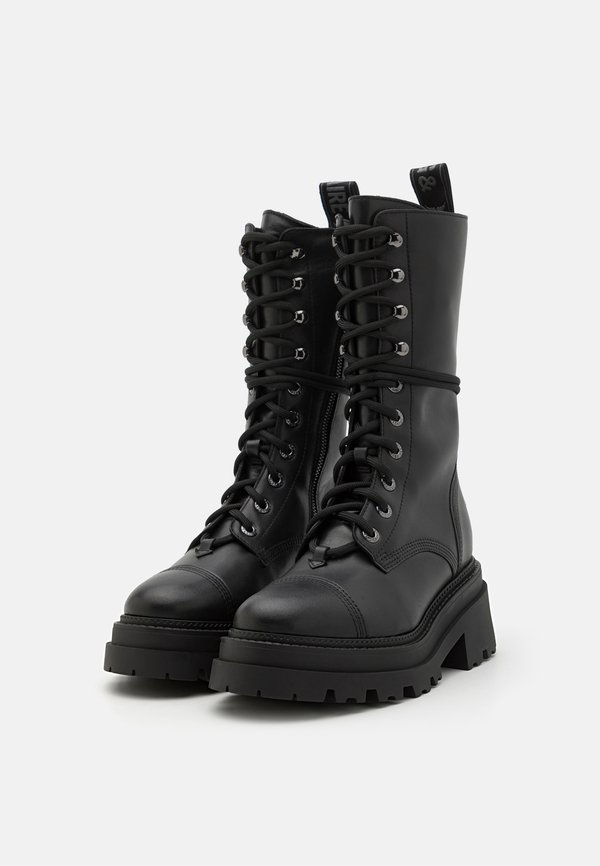 RIDE SEMY SHINY - Platform boots - noir2