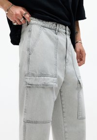 PULL&BEAR BAGGY  - Jeans relaxed fit - dark grey