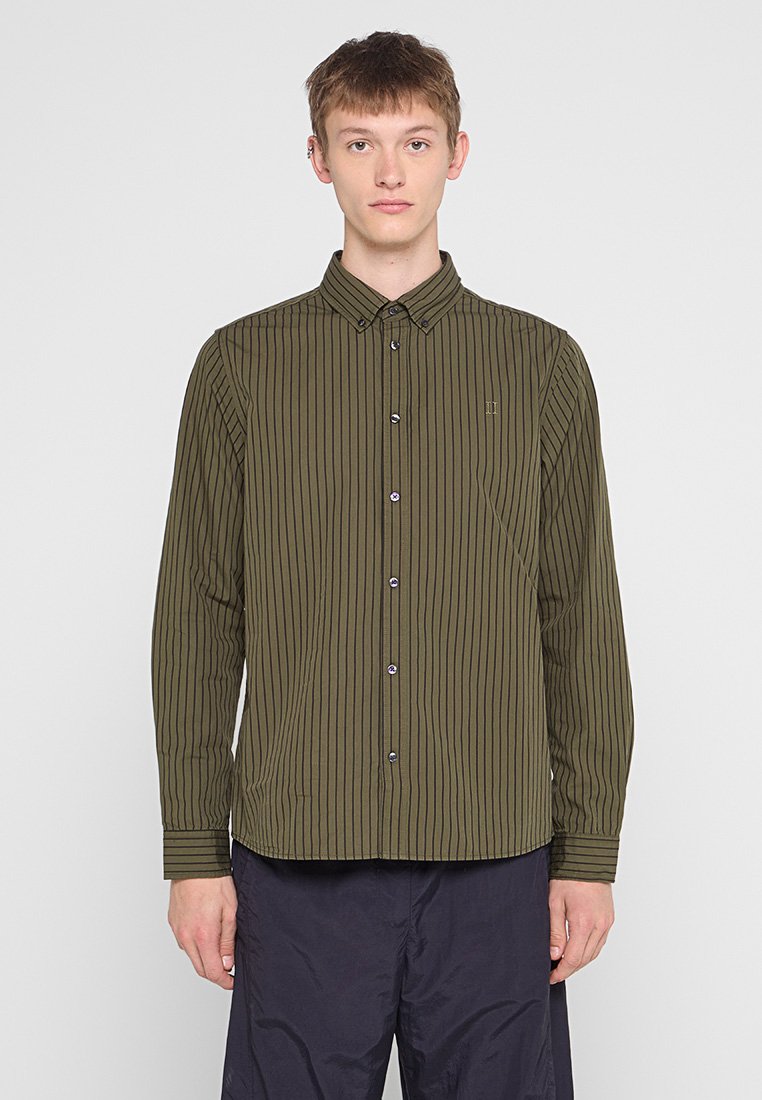 Les Deux Overhemd olijfgroen