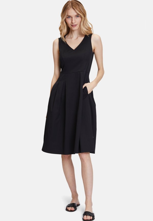 SOMMER MIT V-AUSSCHNITT - Freizeitkleid - schwarz