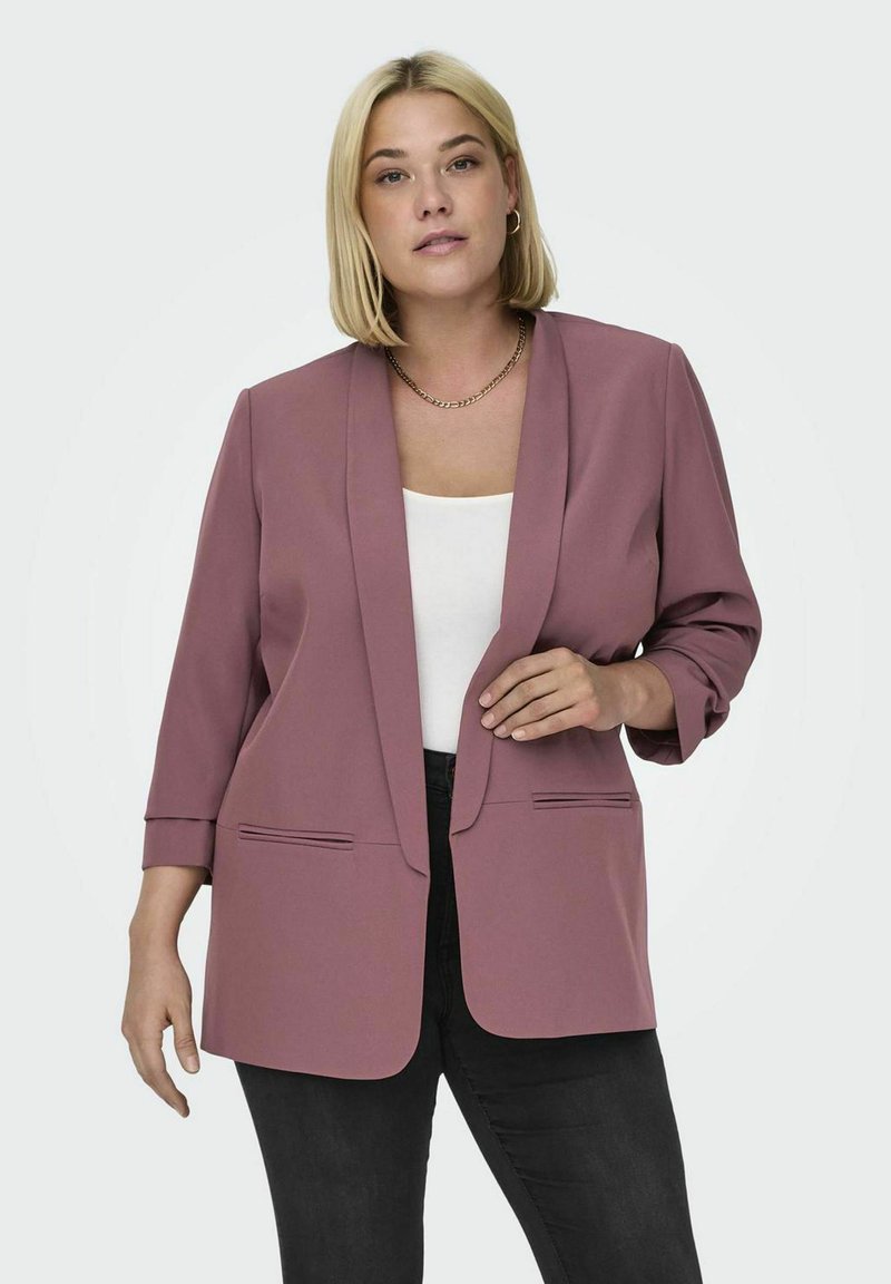 ONLY Carmakoma CARELLY 3/4 LIFE - Īss mētelis - rose brown