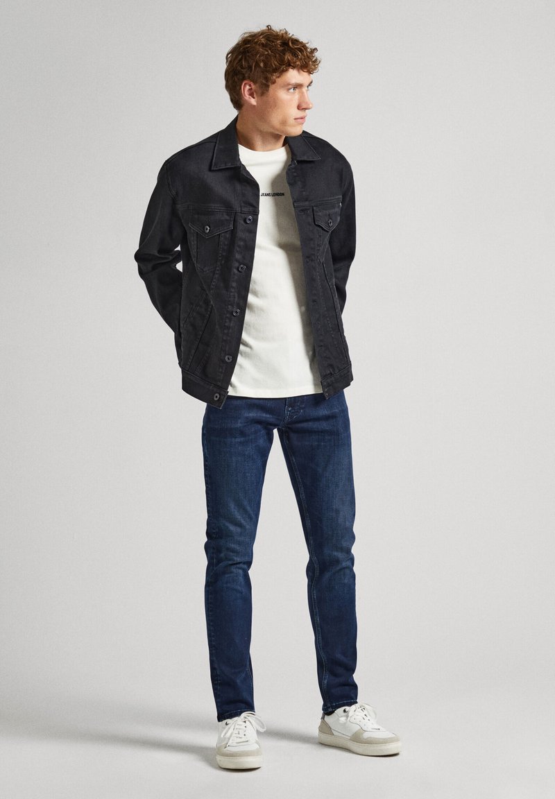 Pepe Jeans Jeans Tapered Fit donkerblauw denim
