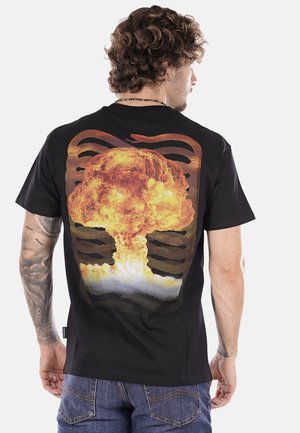 T-shirt con stampa - nero