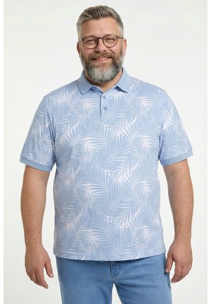 CHEST PRINT SHORT SLEEVE - Polo - ice blue