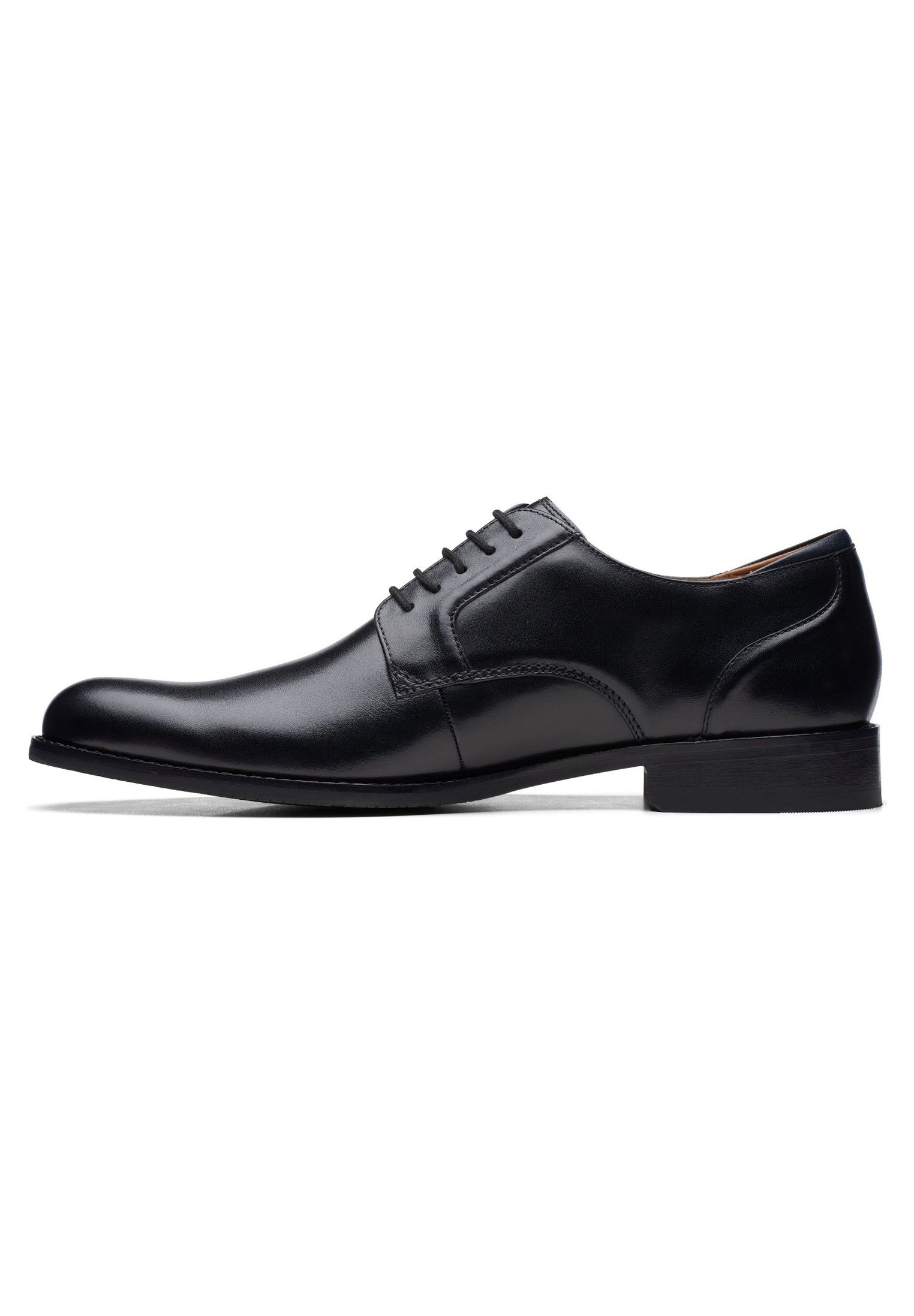 Clarks CRAFTARLO LACE - Smart lace-ups - black leather/black 