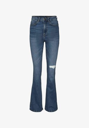 Noisy May Vaqueros bootcut - blue denim