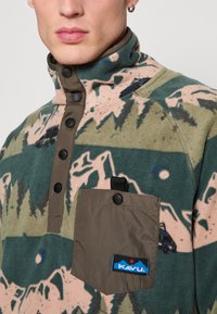 KAVU TEANNAWAY - Felpa in pile - green/multi colour