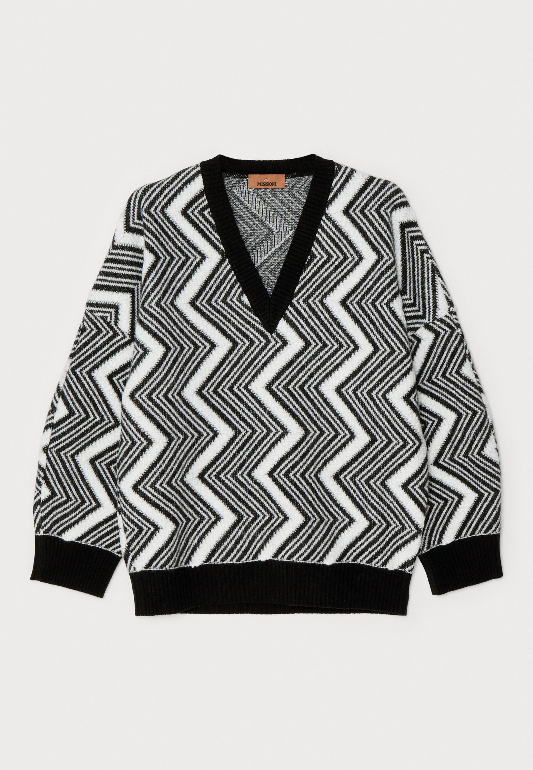 Missoni VNECK - Jumper - black - Zalando.co.uk