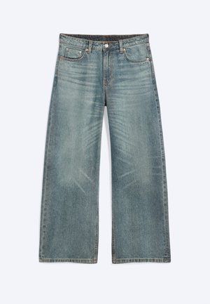 Weekday, MISSY - Jean flare - grid blue