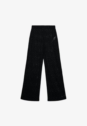 Terranova, PANTALONI WIDE LEG - Pantaloni - nero