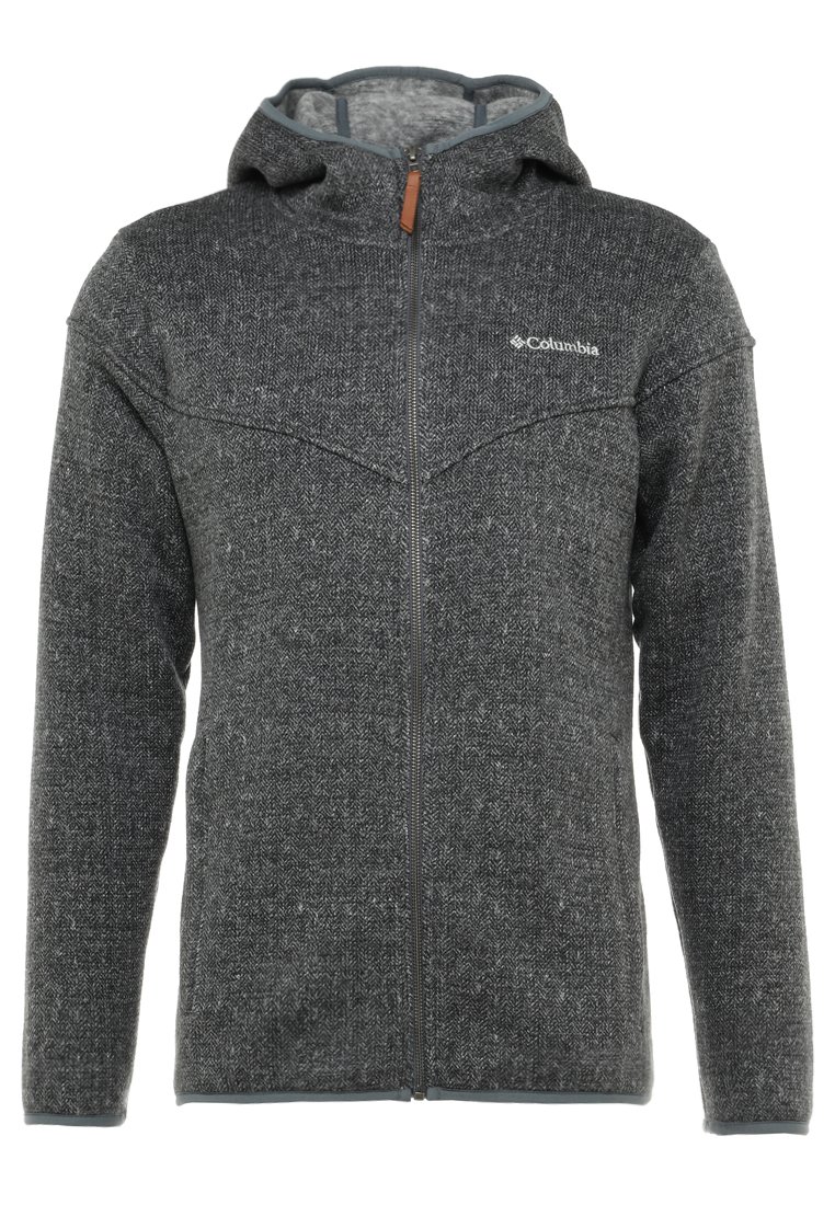 Columbia BOUBIOZ HOODED FULL ZIP Fleecejacke graphite Columbia Boubioz Fleecejacke Herren Black im Online Shop von