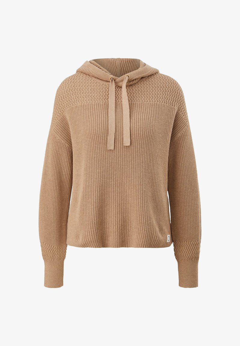 comma casual identity Sweat à capuche - brown