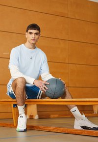 Jordan TOP - Sports T-shirts - celestine blue/black