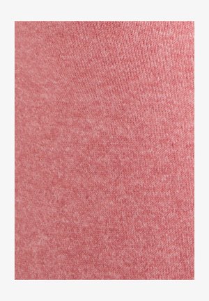 Light pink fabric with a textured, knitted pattern. The surface appears soft and slightly fuzzy, with a uniform color throughout.