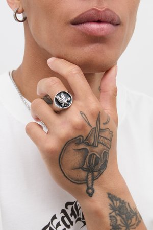 EAGLE SIGNET - Prsteň - silver-coloured