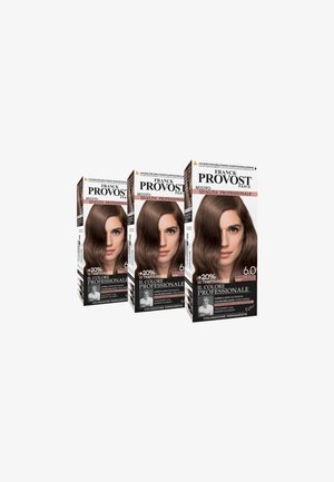 Franck Provost FRANCK PROVOST TINTA CAPELLI COLORE PROFESSIONALE A DOMICILIO VALORIZZA RIFLESSI E BRILLANTEZZA PENNELLO DI PRECISIONE INCLUSO - 3 PACK - Tinte capelli - biondo scuro luminoso