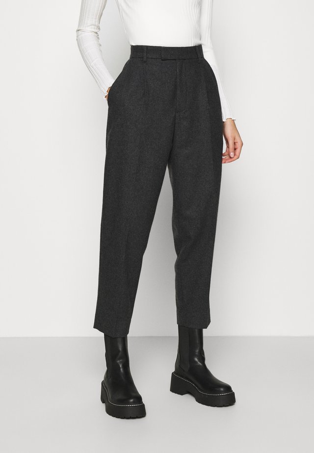 ALTA TROUSERS - Bukse - grey melange